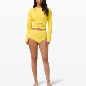 Lululemon NWOT deep Sea HW skimpy Bottoms - Size 6